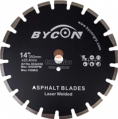 Алмазный сегментный диск Bycon Laser Asphalt 350 мм